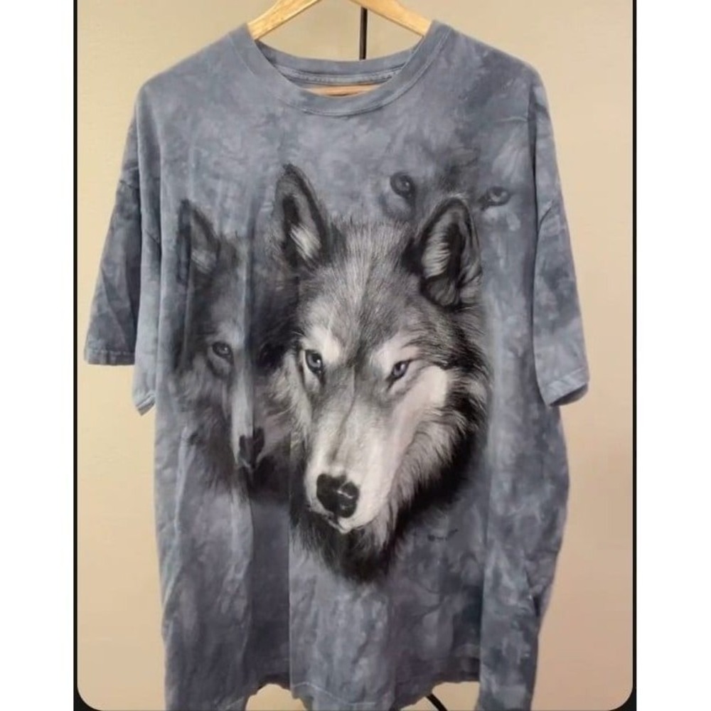 THE MOUNTAIN WOLF TEE SIZE XXL Vintage 2002‎